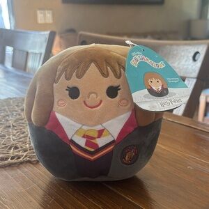 Squishmallows Hermione Granger Plush - Brown, Black, Red, Yellow